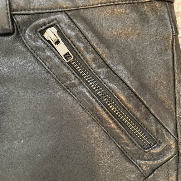 Rare Obakki Leather Moto Pants - BRAND NEW - Picture 4 of 8